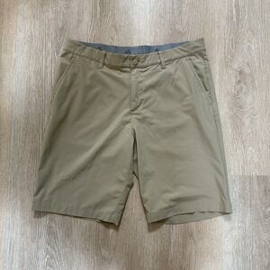 Adidas Ultimate 365 Golf Shorts Mens 36 Khaki Performance Stretch